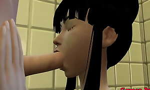 Naruto Hentai Episodio 59 madara invita a una de sus amigas que si se puede bañar con el se la termina follando en la bañera