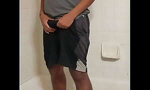 Alan Prasad bathroom cumshot. Desi boy jerks off for pleasureprinciple. Handsome hunk shows his body and masturbates