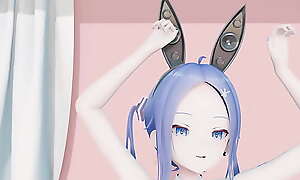 TYPE LO CHAN HENTAI MMD DANCE PLAYBOY COSTUME BLUE HAIR COLOR EDIT SMIXIX